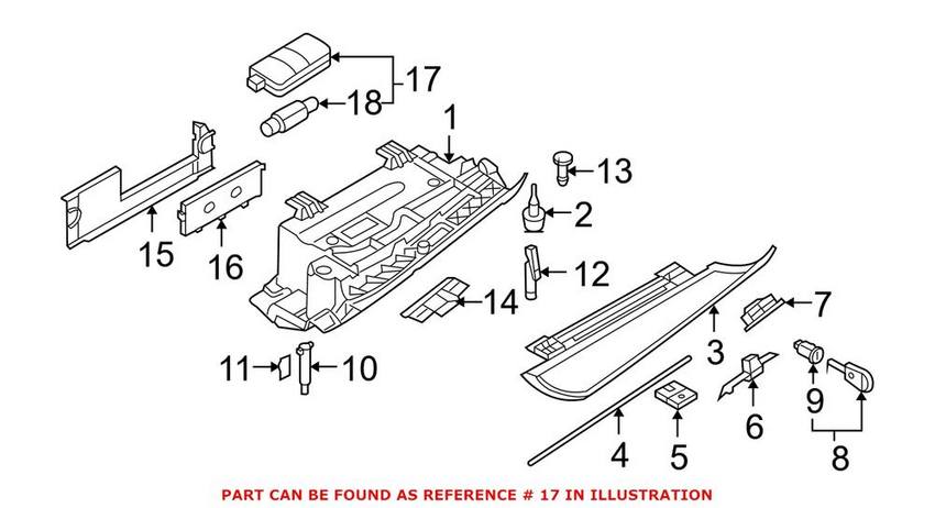 BMW Courtesy Light 63316962040